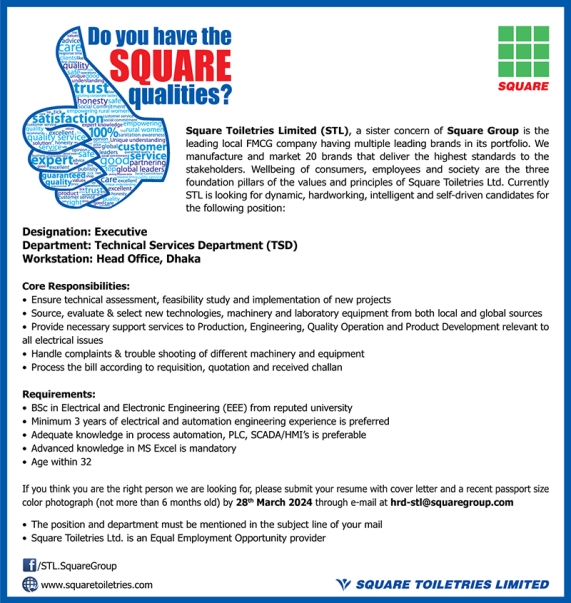 Square Group Job Circular 2024